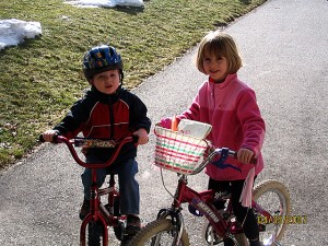 Kids on bikes