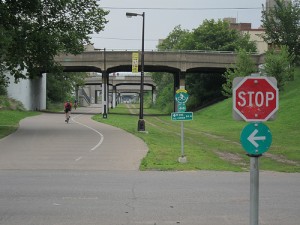 Midtown Greenway At-Grade Crossing