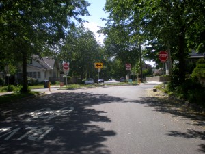 Traffic calming on 40th Street, Minneapolis